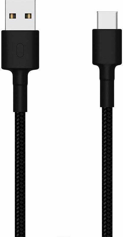 Kablovi, adapteri i punjači - XIAOMI MI TYPE-C BRAIDED CABLE (1m) BLACK - Avalon ltd