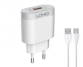 Kablovi, adapteri i punjači - LDNIO A303Q USB TIP C QC 3.0 FAST - Avalon ltd