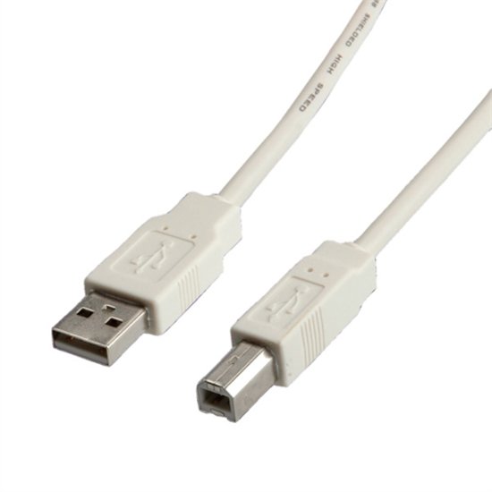 Kablovi, adapteri i punjači - SECOMP USB 2.0 A-B M/M BEIGE 1.8M PRINTER - Avalon ltd