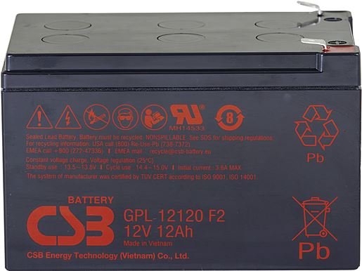 Baterije, UPS i oprema - UPS CSB BATERIJA 12V 12Ah HPL 12120 (F2) - Avalon ltd