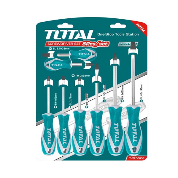 Alati - Set odvijača Total THT250608 (8-djelni) - Avalon ltd