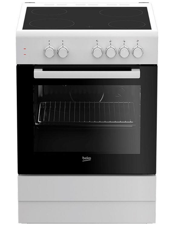Veliki kućni aparati - BEKO FSS67000GW Električni šporet sa staklokeramičkom pločom - Avalon ltd