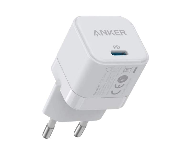 Kablovi, adapteri i punjači - ANKER Cube PowerPort III 20W USB-C zidni punjač, beli - Avalon ltd