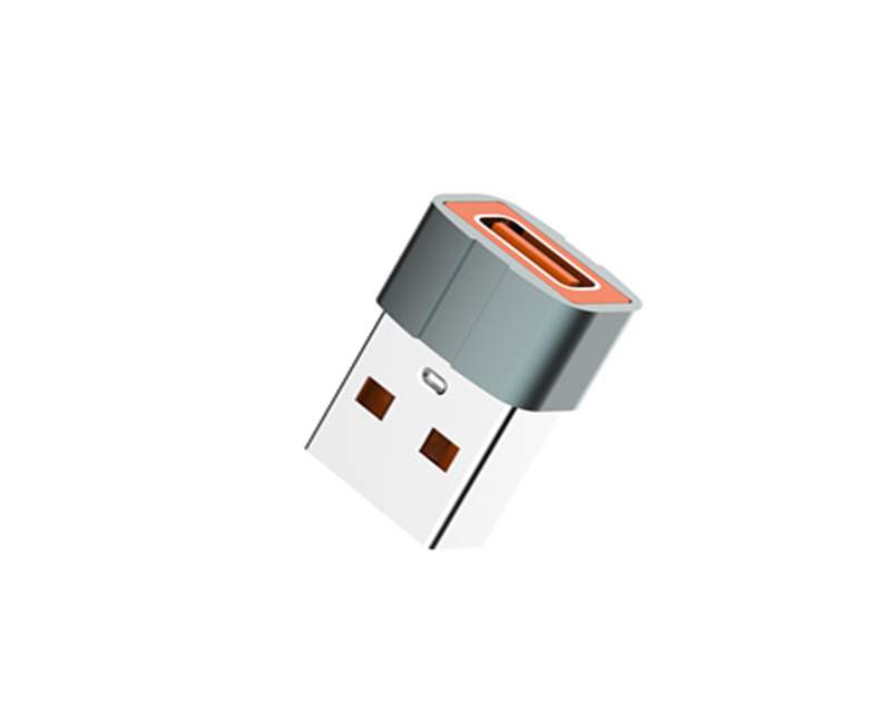 Kablovi, adapteri i punjači - LDNIO LC150 Adapter USB (M) - USB  Tip C (F) sivi - Avalon ltd