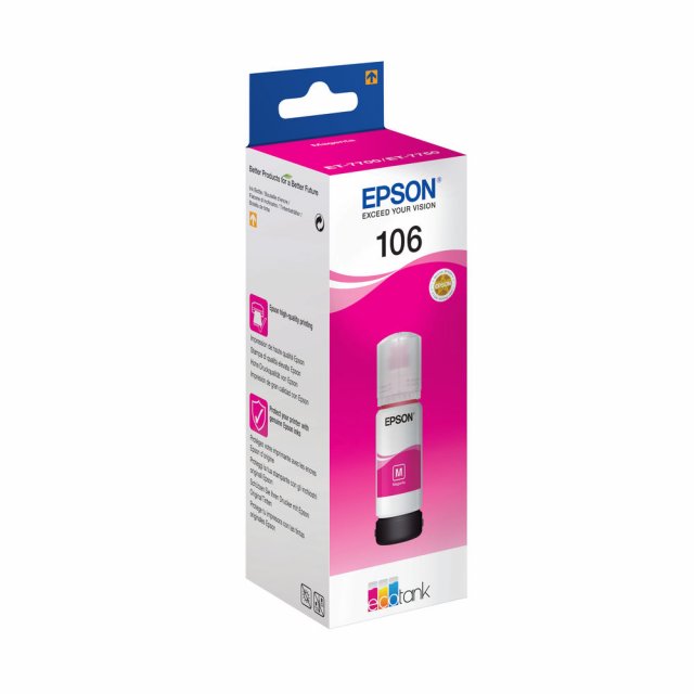 Štampači, skeneri i oprema - EPSON BR T106 MAGENTA 70ML KERTRIDZ ZA INKJET UREDJAJ - Avalon ltd