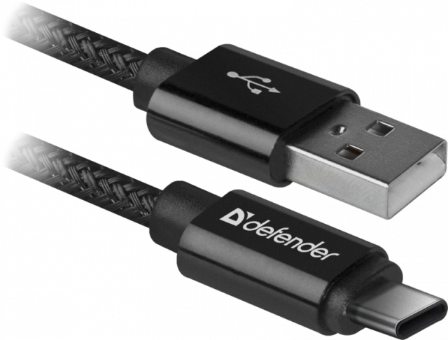 Kablovi, adapteri i punjači - KABAL BLACK USB09-03T PRO USB 2.0 AM-C TYPE-C 1M - Avalon ltd