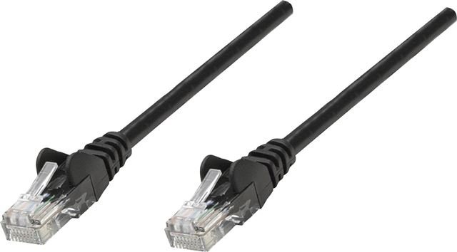 Kablovi, adapteri i punjači - INTELLINET PATCH KABL 1M CAT6 /UTP BLACK - Avalon ltd