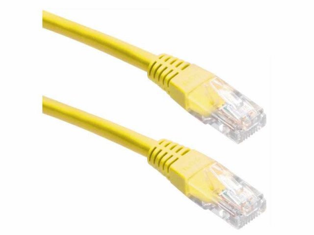 Kablovi, adapteri i punjači - INTELLINET PATCH KABL 2M CAT6 U/UTP YELLOW - Avalon ltd