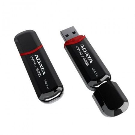 USB memorije i Memorijske kartice - ADATA USB FD 64GB ADATA AUV150-64G-RBK - Avalon ltd