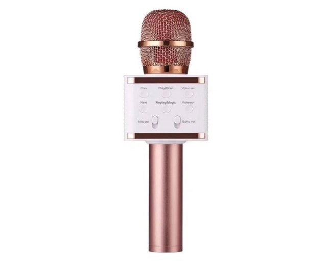 Računarske periferije i oprema - WSTER Karaoke Bluetooth Mikrofon V7 rozi - Avalon ltd