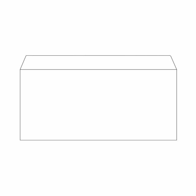 Kancelarijski Materijal - TTO Koverta American (110x230mm), bez prozora, bijela, samoljepljiva - Avalon ltd