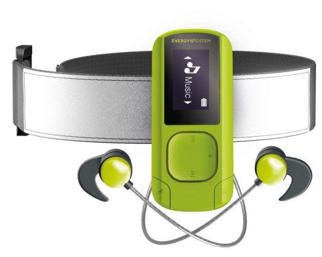 Radio, CD DVD player, Budilnici - ENERGY SISTEM MP3 16GB Clip Bluetooth Sport Greenstone player zeleni - Avalon ltd
