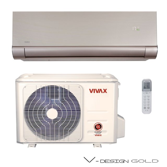 Hladjenje, Grijanje i Prečišćivači vazduha - VIVAX COOL, klima uređaji, ACP-12CH35AEVI zlatna- inv., 3.81 - Avalon ltd