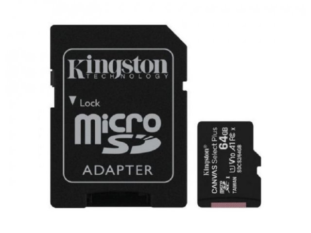 USB memorije i Memorijske kartice - KINGSTON MICRO SD 64GB SD ADAPTER SDC2/64GB - Avalon ltd