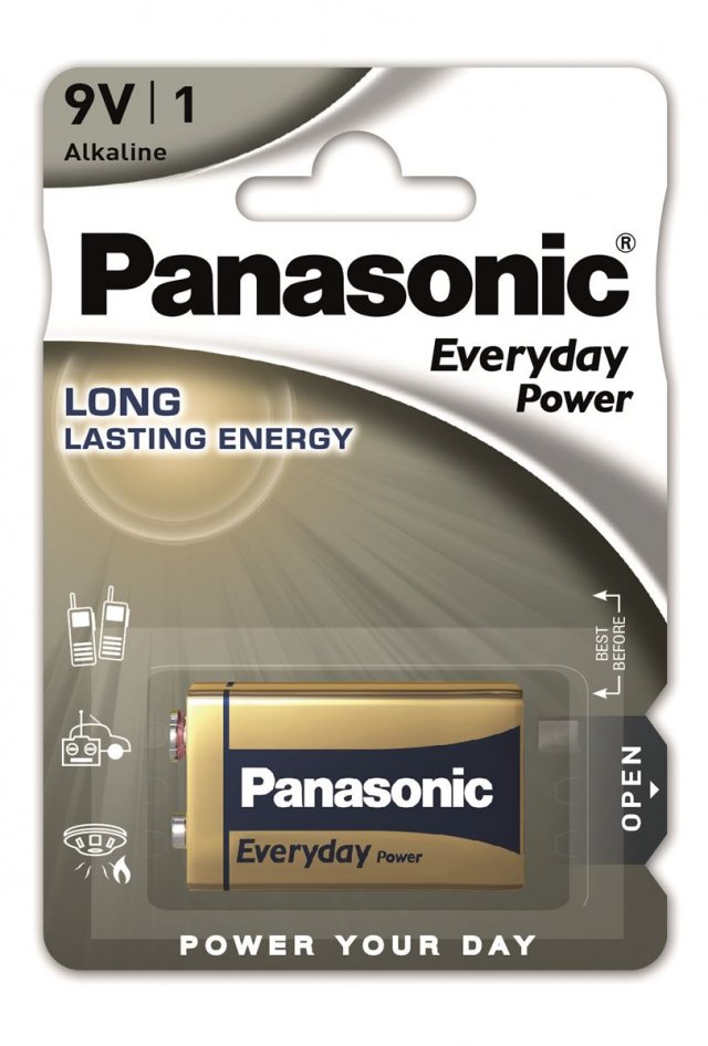 Baterije, UPS i oprema - PANASONIC BATERIJE 6LR61EPS/1BP ALKALNE - Avalon ltd