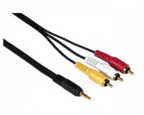 Kablovi, adapteri i punjači - KABL AUDIO 3.5mm -3xRCA 1.5m CRNI - Avalon ltd