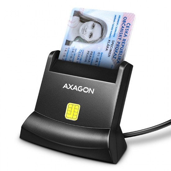 USB memorije i Memorijske kartice - AXAGON MEM CR USB 2.0 CRE-SM4N SMART CARD STANDREADER - Avalon ltd