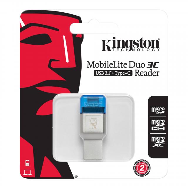 USB memorije i Memorijske kartice - USB 3.0 Mobile Lite Duo 3c (metalno kućište), Čitač kartica koji je kompatibilan sa uredjajima koji imaju USB Type - C nacin povezivanja i uredjajima sa USB Type A - Avalon ltd