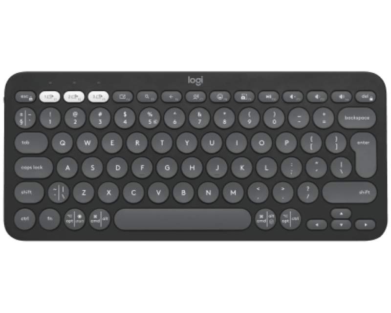 Računarske periferije i oprema - LOGITECH K380s Bluetooth Pebble Keys 2 US Graphite tastatura - Avalon ltd