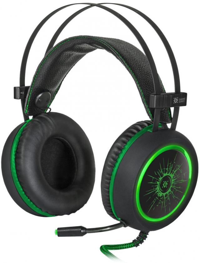 Računarske periferije i oprema - SLUSALICE DEADFIRE G-530D GAMING , BLACK+GREEN, CABLE 2.2 M - Avalon ltd