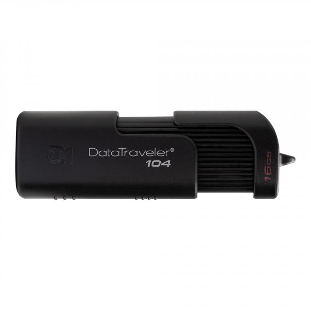 USB memorije i Memorijske kartice - Kingston 32GB DataTraveler 104, Sliding cap design, USB 2.0, Crna - Avalon ltd
