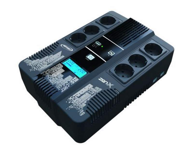 Baterije, UPS i oprema - INFOSEC COMMUNICATION Zen-X 800 FR/SCHUKO UPS - Avalon ltd