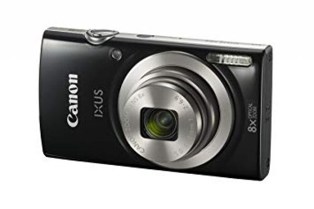 Digitalni foto aparati - Canon IXUS 185 Black, 20 MP, 8x zoom/16x ZoomPlus, LCD 2.7