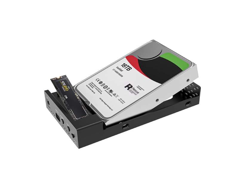 Računarske komponente - MAIWO Klon Kućište USB 3.2 Gen2 10Gbps HDD/SSD za 3,5 inča/2,5 inča HDD i NVMe SSD, K3527N - Avalon ltd