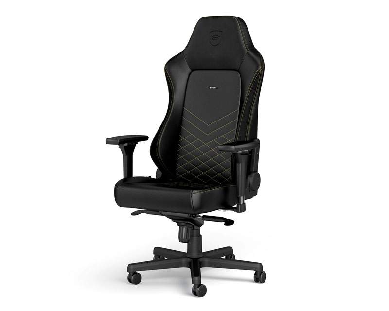 Gaming konzole i oprema - NOBLECHAIRS HERO Gaming stolica crno-zlatna - Avalon ltd