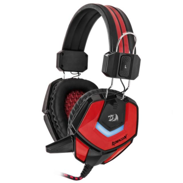 Računarske periferije i oprema - REDRAGON SLUSALICE RIDLEY GAMING RED+BLACK CABLE 2.2 M - Avalon ltd