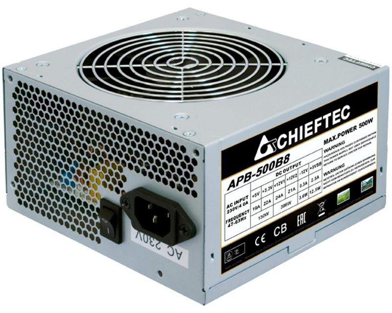 Računarske komponente - CHIEFTEC APB-500B8 500W VALUE 80Plus White napajanje bulk - Avalon ltd