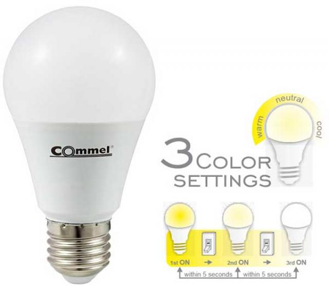 Rasvjeta, paneli, reflektori i sijalice - Commel LED sijalica sa promenljivom temperaturom boje - Avalon ltd