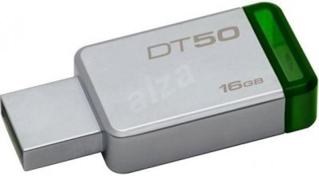 USB memorije i Memorijske kartice - Kingston 16GB DataTraveler 50, Metal casing, USB 3.1, lightweight - Avalon ltd
