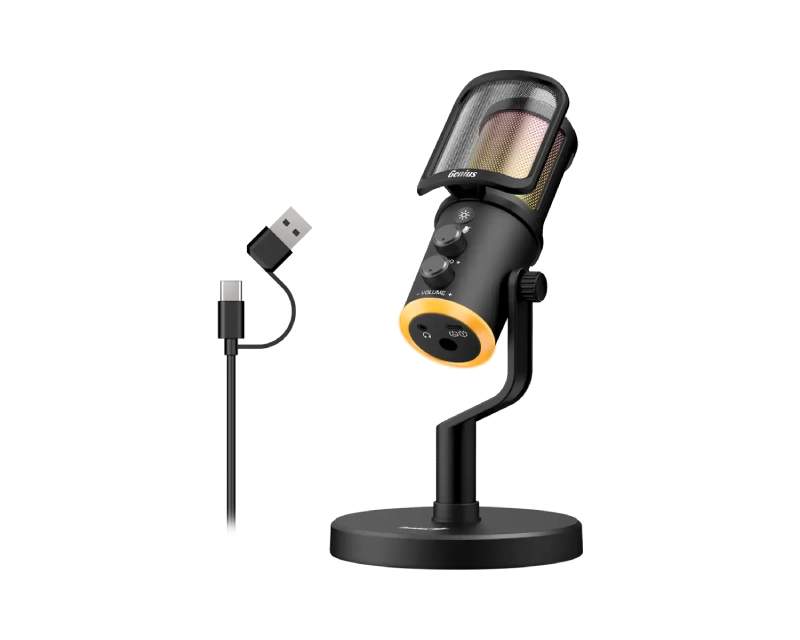 Računarske periferije i oprema - GENIUS MIC-S400U mikrofon crni - Avalon ltd