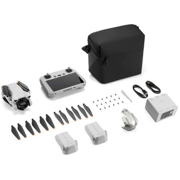 Dronovi i oprema - DJI MINI 3 Fly More Combo + DJI RC, 4K HDR, 12 MP, True Vertical Shooting, 38 min max, 248g - Avalon ltd