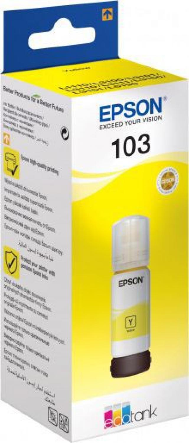 Štampači, skeneri i oprema - EPSON ECOTANK BR.T103 65ml YELLOW KETRIDZ - Avalon ltd