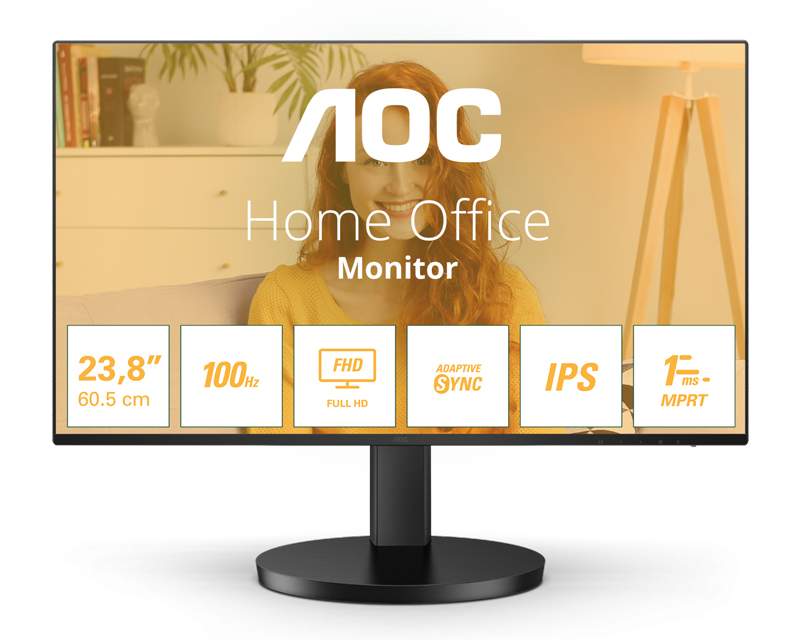 Monitori - AOC 23.8 inča 24B3HA2 IPS monitor - Avalon ltd