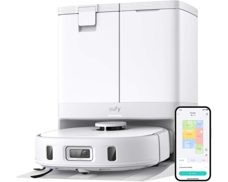 Mali kućanski aparati - ANKER Eufy Omni X10 Pro MopMaster Robot Usisivač sa bazom beli - Avalon ltd
