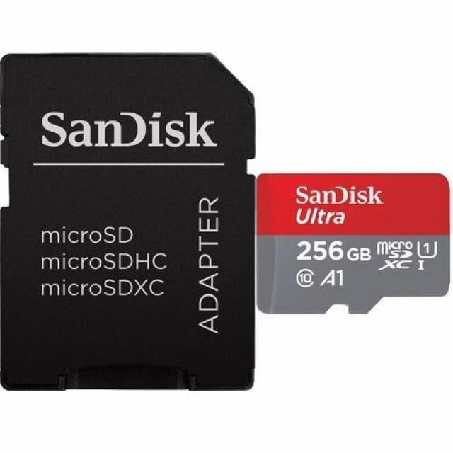 USB memorije i Memorijske kartice - SanDisk Ultra MicroSDXC Card 256GB + SD Adapter, UHS-I, A1, Up to 100MB/s - Avalon ltd