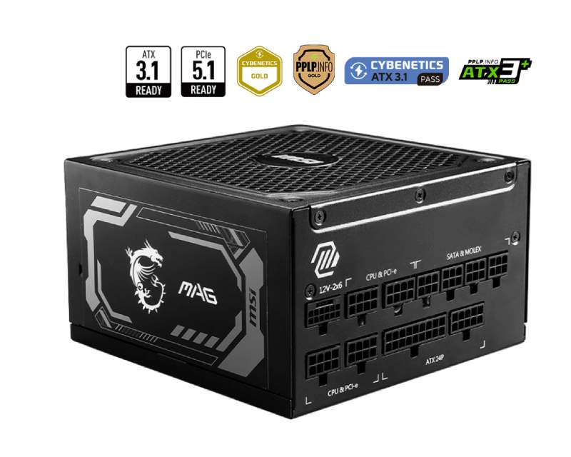 Računarske komponente - MSI MAG A1000GL PCIE5 1000W napajanje - Avalon ltd