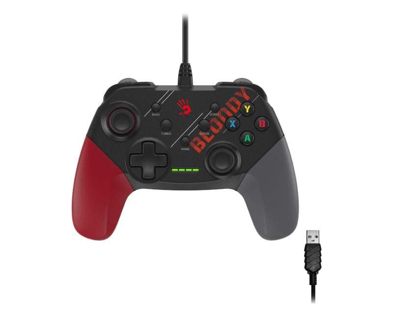 Gaming konzole i oprema - A4 TECH GP30 Bloody wired gamepad USB Sports RED - Avalon ltd