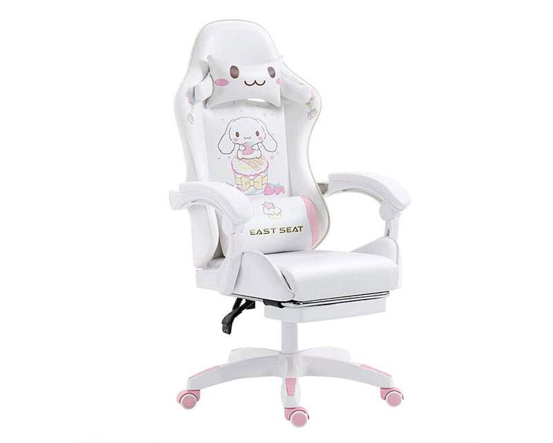 Gaming konzole i oprema - EAST SEAT FT-1502 Gaming dečja stolica belo-roza - Avalon ltd
