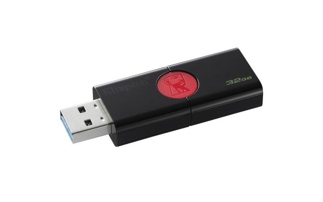 USB memorije i Memorijske kartice - Kingston 32GB DataTraveler 106, Sliding cap design, USB 3.1, Crna/crvena - Avalon ltd