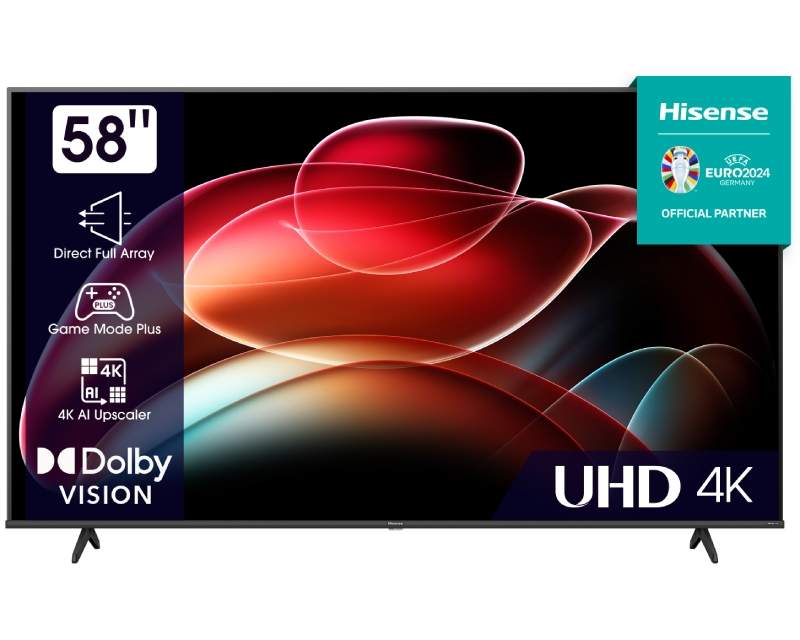 Televizori i oprema - HISENSE 58 inca 58A6K LED 4K UHD Smart TV - Avalon ltd