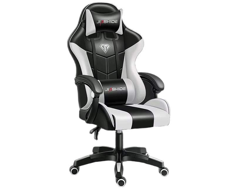 Gaming konzole i oprema - JIASHIDE 1209 Gaming stolica crno-bela - Avalon ltd