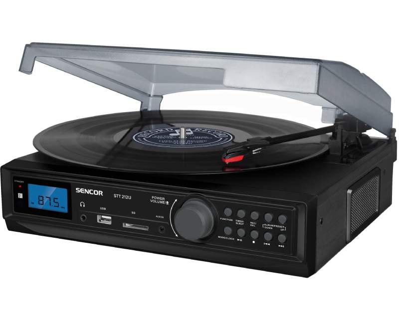 Radio, CD DVD player, Budilnici - SENCOR STT 212U Gramofon - Avalon ltd