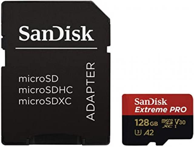USB memorije i Memorijske kartice - SanDisk Extreme Pro microSDXC 128GB + SD Adapter + Rescue Pro Deluxe 170MB/s A2 C10 V30 UHS-I U3 - Avalon ltd