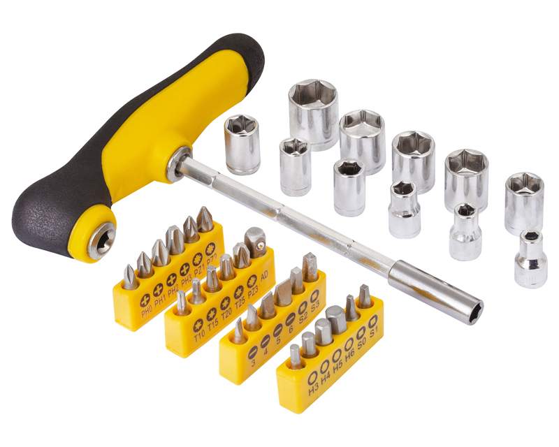 Alati - FIELDMANN FDS 1017-37R Set bitova sa T odvijačem - Avalon ltd