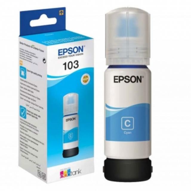 Štampači, skeneri i oprema - EPSON ECOTANK BR.T103 65ml CYAN KETRIDZ - Avalon ltd