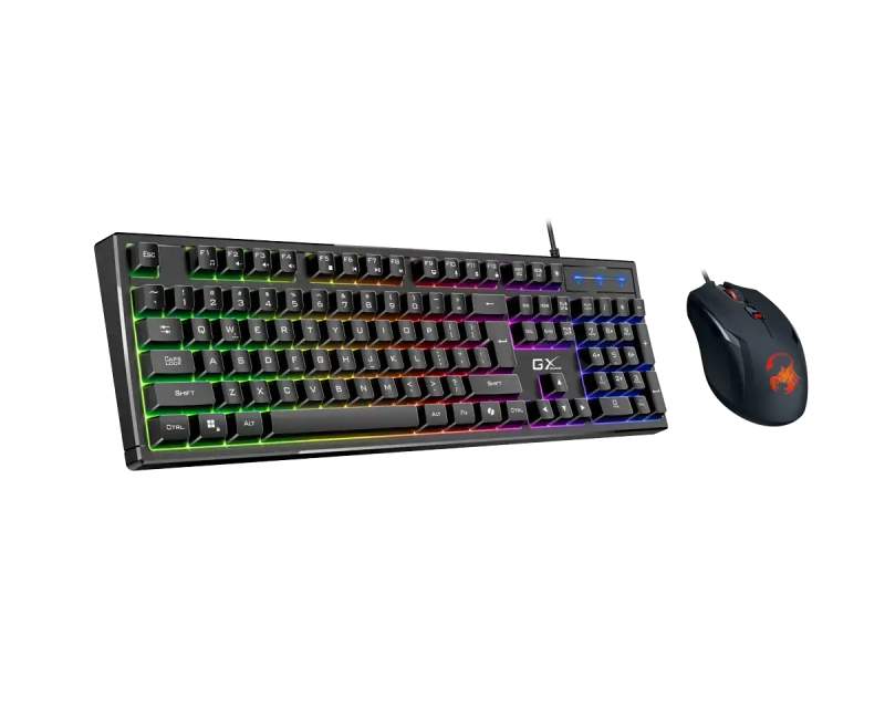 Računarske periferije i oprema - GENIUS Scorpion KM-GX6 Gaming RGB USB YU crna tastatura +  miš - Avalon ltd